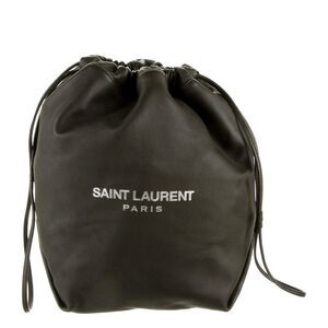 Saint Laurent Black Toiletry Bag